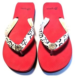 Brighton Anchors Away Sandals Flip Flops - 10